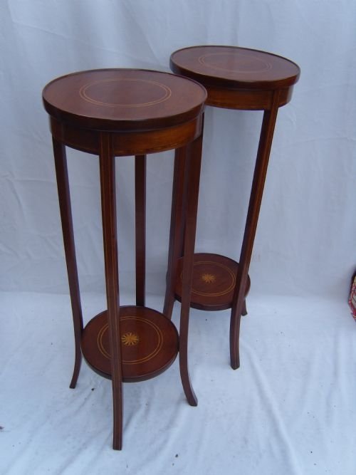 A Pair of Stands Torchieres